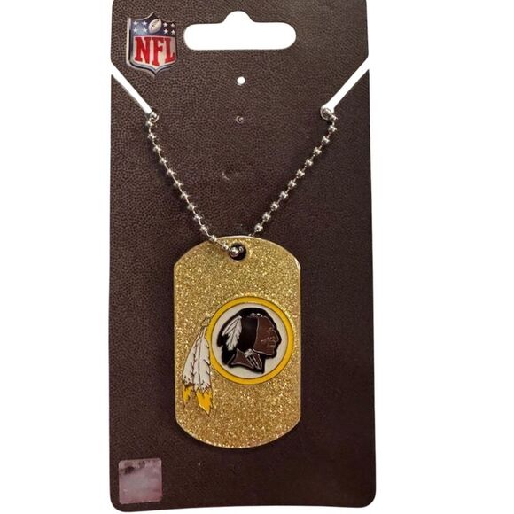 Washington Redskins Vintage NFL Dog Tag Necklace Official Team Logo - Picture 1 of 5